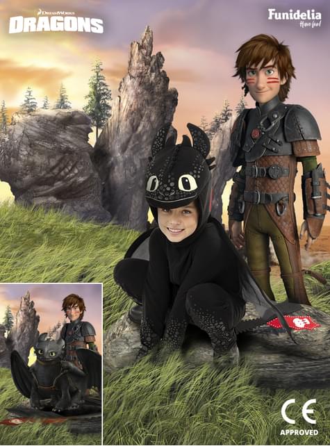 Disfraz de Desdentado para niños - Como entrenar a tu dragón - Funiglobal | Funidelia