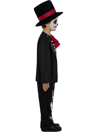 Disfraz de Día de los Muertos esqueleto para niño - Funiglobal | Funidelia