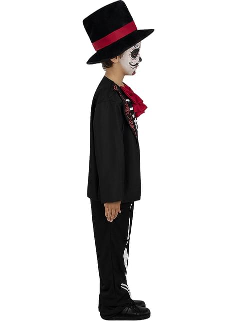 Disfraz de Día de los Muertos esqueleto para niño - Funiglobal | Funidelia