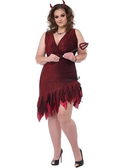 Disfraz de diablesa espectacular para mujer talla grande - California Costumes | Funidelia