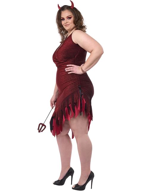 Disfraz de diablesa espectacular para mujer talla grande - California Costumes | Funidelia