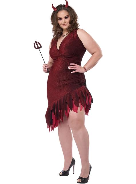 Disfraz de diablesa espectacular para mujer talla grande - California Costumes | Funidelia