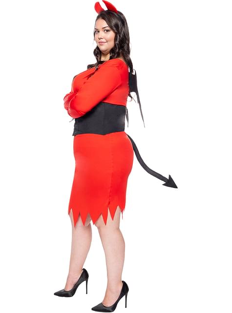 Disfraz de diablesa para mujer talla grande - Funiglobal | Funidelia