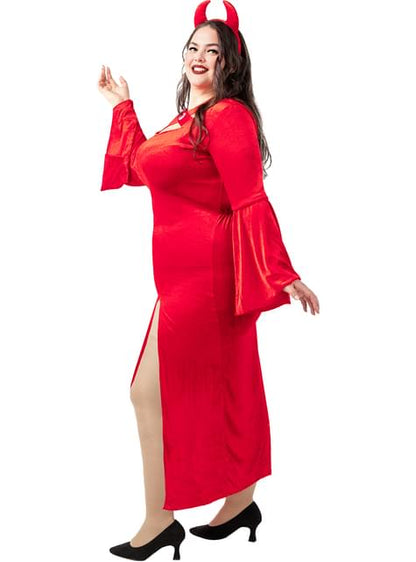 Disfraz de diablesa sacerdotisa para mujer talla grande - Funiglobal | Funidelia