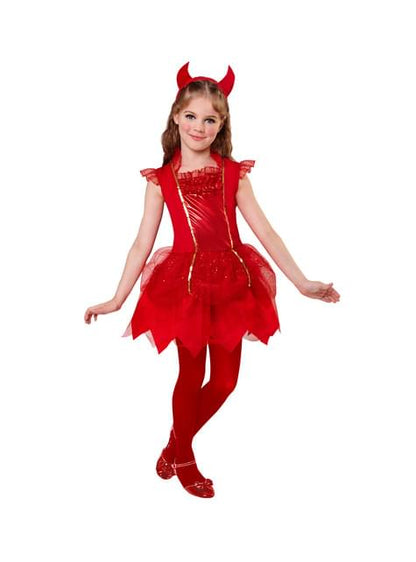 Disfraz de diablita coqueta para niña - Widmann | Funidelia