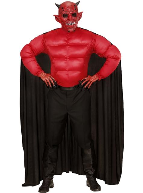 Disfraz de diablo musculoso para hombre