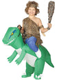 Disfraz de dinosaurio ride on hinchable infantil - Guirca | Funidelia