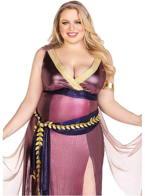 Disfraz de Diosa Amatista sexy para mujer talla grande - Leg Avenue | Funidelia