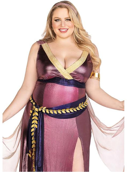 Disfraz de Diosa Amatista sexy para mujer talla grande - Leg Avenue | Funidelia