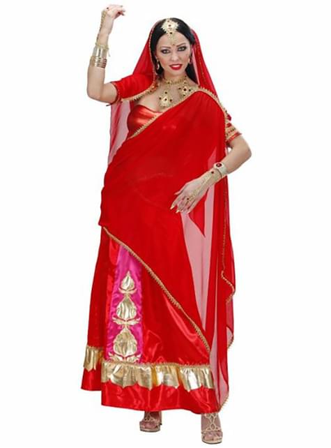 Disfraz de diva de Bollywood para mujer