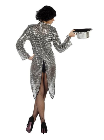 Disfraz de domadora gris para mujer