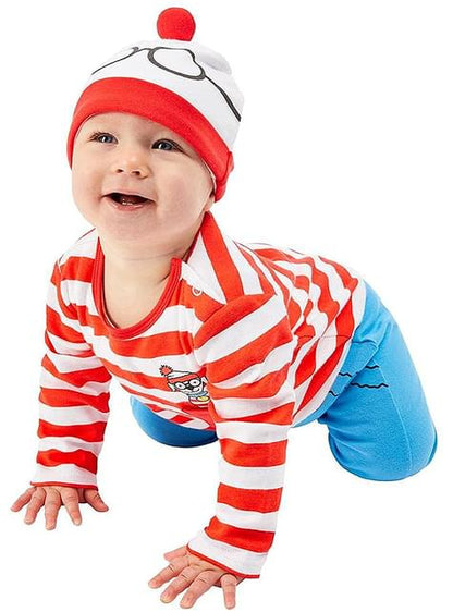 Disfraz de Donde Está Wally para bebé