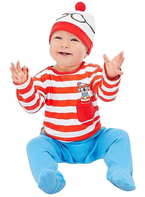 Disfraz de Donde Está Wally para bebé