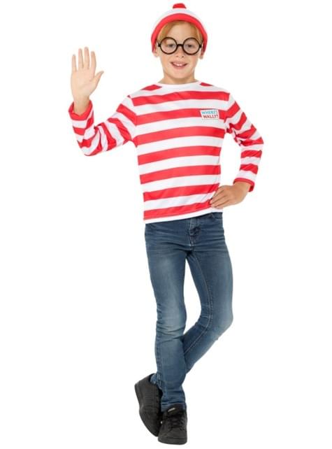 Disfraz de Dónde está Wally para niño