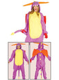 Disfraz de dragón morado onesie para adulto - Guirca | Funidelia