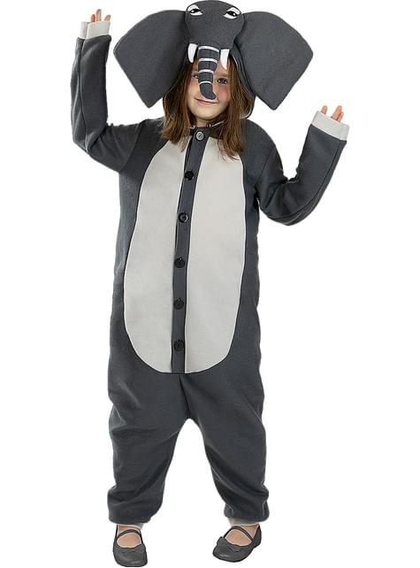 Disfraz de elefante onesie para niños - Funiglobal | Funidelia