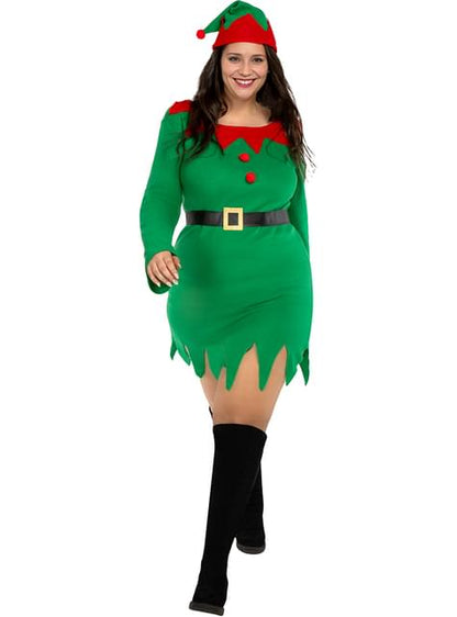 Disfraz de elfa duende para mujer talla grande - Funiglobal | Funidelia