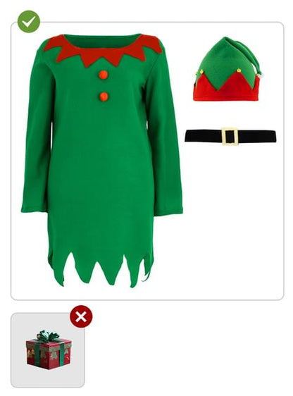 Disfraz de elfa duende para mujer talla grande - Funiglobal | Funidelia