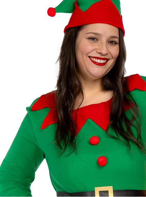 Disfraz de elfa duende para mujer talla grande - Funiglobal | Funidelia