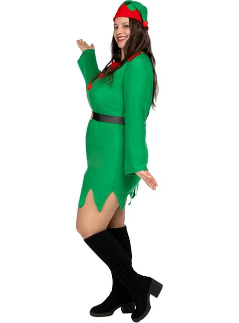 Disfraz de elfa duende para mujer talla grande - Funiglobal | Funidelia