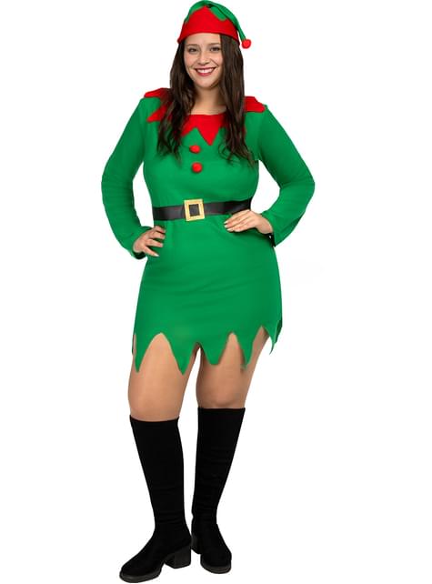 Disfraz de elfa duende para mujer talla grande - Funiglobal | Funidelia