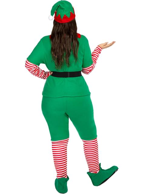 Disfraz de Elfa navideña para mujer talla grande - Funiglobal | Funidelia