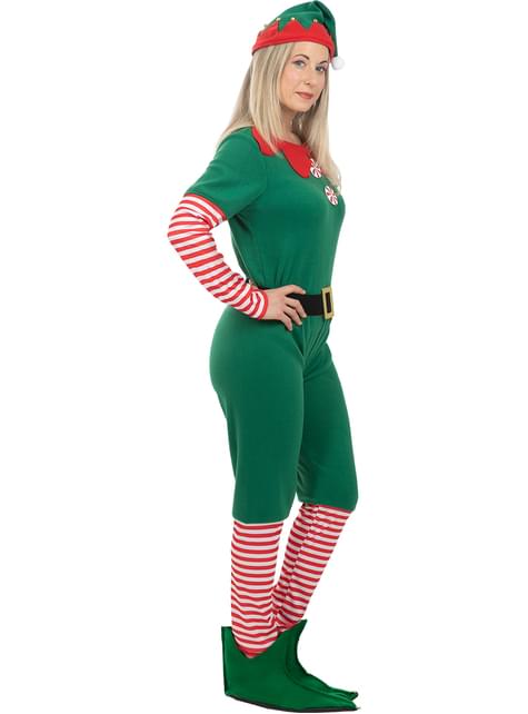 Disfraz de elfa navideña para mujer - Funiglobal | Funidelia