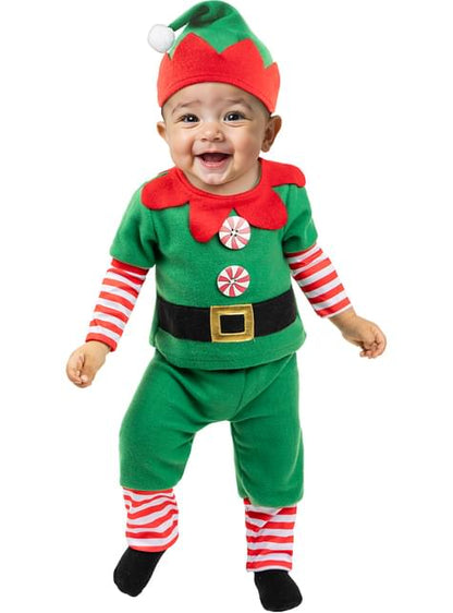 Disfraz de elfo navideño para bebé - Funiglobal | Funidelia