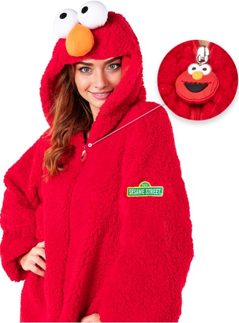 Disfraz de Elmo para adulto - Barrio Sésamo - Funiglobal | Funidelia
