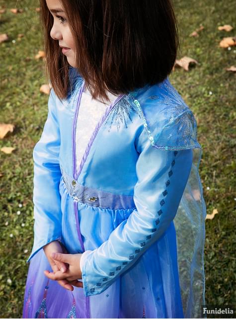Disfraz de Elsa Frozen 2 deluxe para niña - Rubies UK | Funidelia