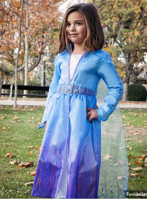 Disfraz de Elsa Frozen 2 deluxe para niña - Rubies UK | Funidelia