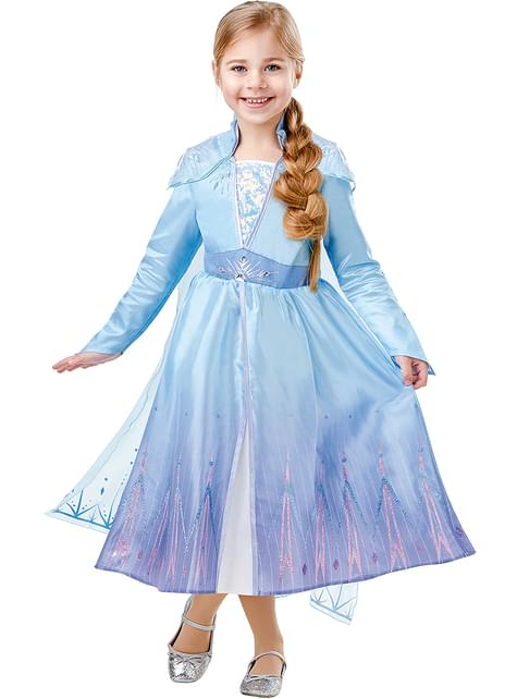 Disfraz de Elsa Frozen 2 deluxe para niña - Rubies UK | Funidelia