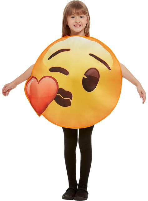 Disfraz de Emoji beso de corazón infantil - Funiglobal | Funidelia