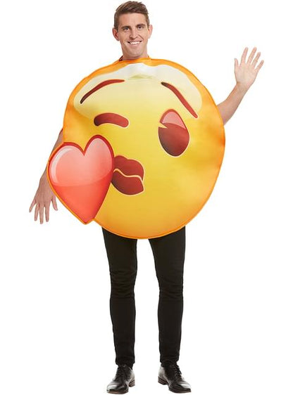 Disfraz de Emoji beso de corazón - Funiglobal | Funidelia