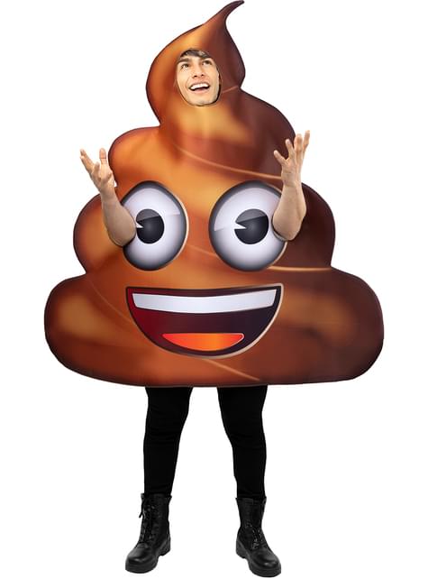 Disfraz de Emoji Caca para adulto - Funiglobal | Funidelia