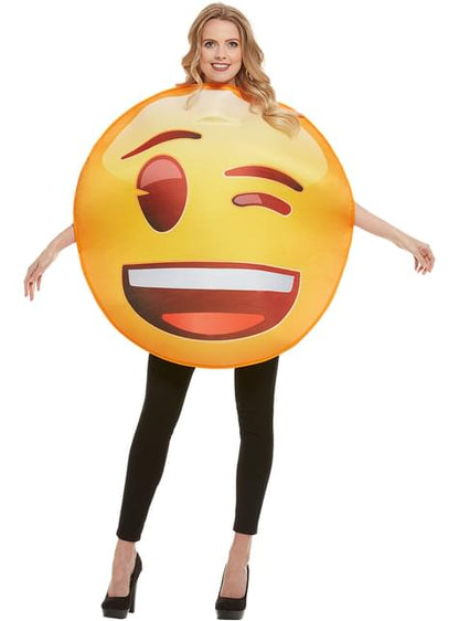 Disfraz de Emoji guiñando un ojo - Funiglobal | Funidelia