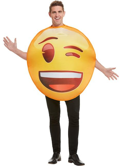 Disfraz de Emoji guiñando un ojo - Funiglobal | Funidelia