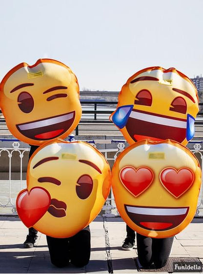 Disfraz de Emoji guiñando un ojo - Funiglobal | Funidelia