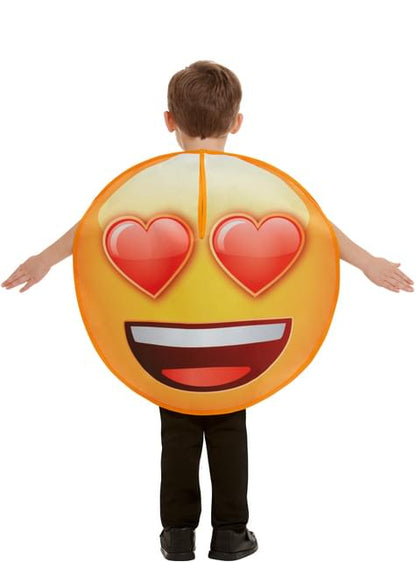 Disfraz de Emoji sonriente con ojos de corazón infantil - Funiglobal | Funidelia
