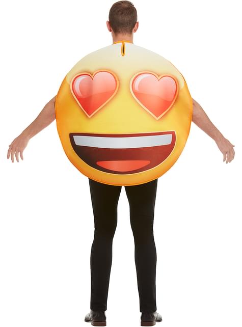 Disfraz de Emoji sonriente con ojos de corazón - Funiglobal | Funidelia