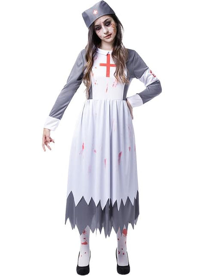 Disfraz de enfermera monja zombie para mujer - Funiglobal | Funidelia