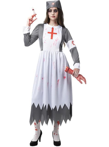 Disfraz de enfermera monja zombie para mujer - Funiglobal | Funidelia