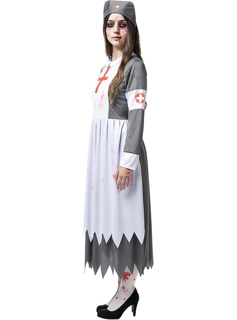Disfraz de enfermera monja zombie para mujer - Funiglobal | Funidelia