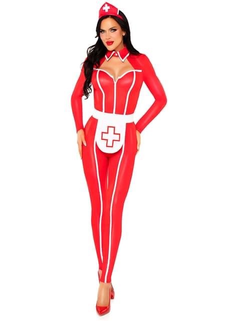 Disfraz de enfermera sensual para mujer - Leg Avenue | Funidelia