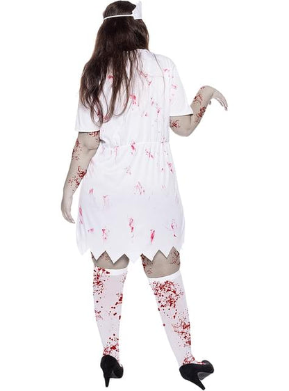 Disfraz de enfermera zombie para mujer talla grande - Funiglobal | Funidelia