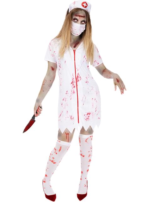 Disfraz de enfermera zombie para mujer - Funiglobal | Funidelia
