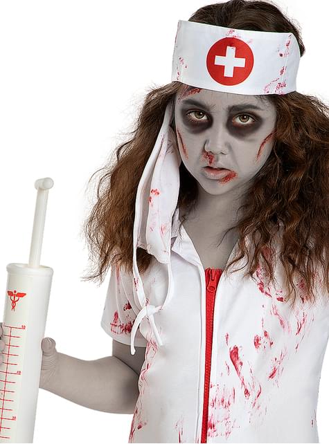 Disfraz de enfermera zombie para niña - Funiglobal | Funidelia