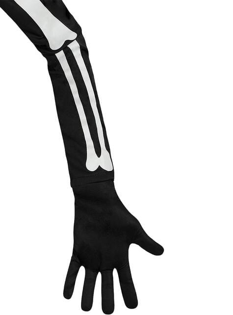Disfraz de esqueleto con guantes para niños - Funiglobal | Funidelia