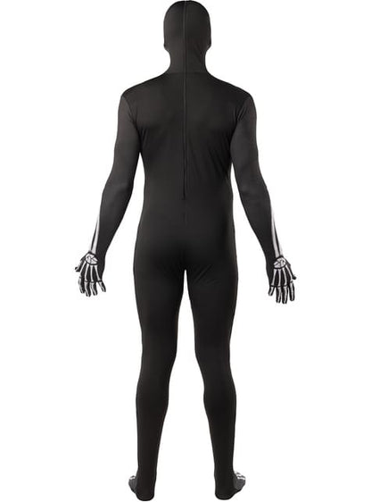 Disfraz de esqueleto segunda piel para hombre