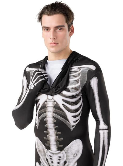 Disfraz de esqueleto segunda piel para hombre